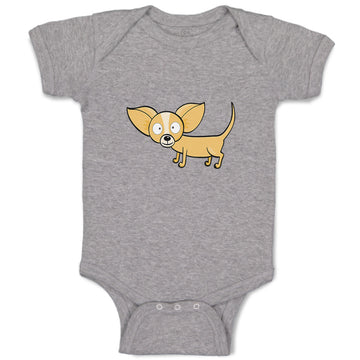 Baby Clothes Chihuahua Dog Lover Pet Baby Bodysuits Boy & Girl Cotton