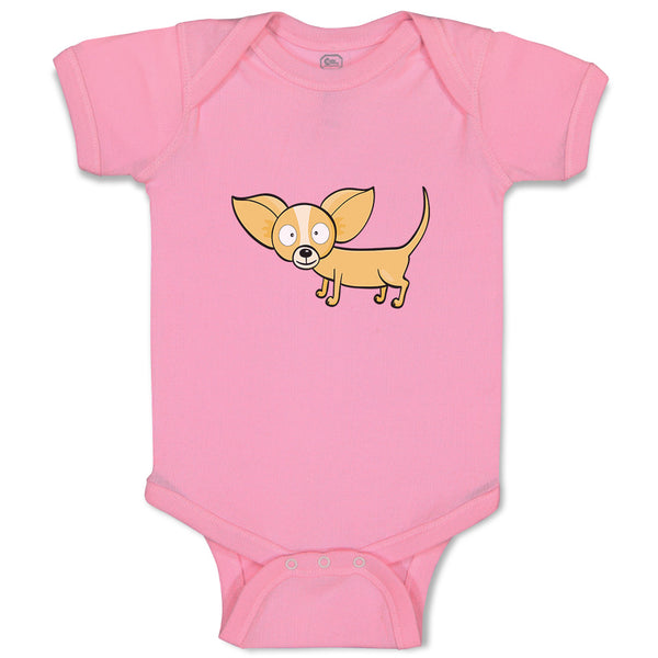 Baby Clothes Chihuahua Dog Lover Pet Baby Bodysuits Boy & Girl Cotton