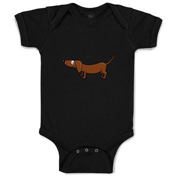 Baby Clothes Dachshund Dog Lover Pet Baby Bodysuits Boy & Girl Cotton