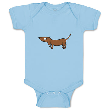 Baby Clothes Dachshund Dog Lover Pet Baby Bodysuits Boy & Girl Cotton