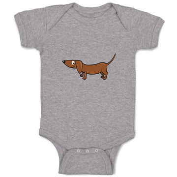 Baby Clothes Dachshund Dog Lover Pet Baby Bodysuits Boy & Girl Cotton