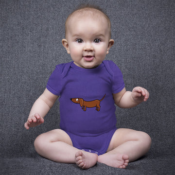 Baby Clothes Dachshund Dog Lover Pet Baby Bodysuits Boy & Girl Cotton