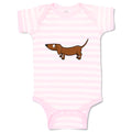 Baby Clothes Dachshund Dog Lover Pet Baby Bodysuits Boy & Girl Cotton