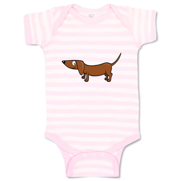 Baby Clothes Dachshund Dog Lover Pet Baby Bodysuits Boy & Girl Cotton