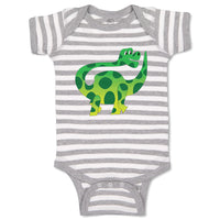 Baby Clothes Dinosaur Trying to Reach His Tail Dinosaurs Dino Trex Cotton