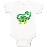 Baby Clothes Dinosaur Trying to Reach His Tail Dinosaurs Dino Trex Cotton
