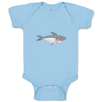 Baby Clothes Shark Aggressive Animals Ocean Sea Life Baby Bodysuits Cotton