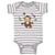 Baby Clothes Monkey Juggling Animals Safari Baby Bodysuits Boy & Girl Cotton