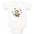 Baby Clothes Monkey Juggling Animals Safari Baby Bodysuits Boy & Girl Cotton