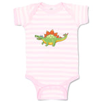 Baby Clothes Dinosaur Short Fat Dinosaurs Dino Trex Baby Bodysuits Cotton