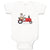 Baby Clothes Cow in Tractor Farm Baby Bodysuits Boy & Girl Cotton