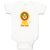 Baby Clothes Lion in Ornament Safari Baby Bodysuits Boy & Girl Cotton