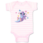 Baby Clothes Baby Dragon and Butterflies Cute Baby Bodysuits Boy & Girl Cotton