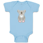 Baby Clothes Koala Sitting Funny Humor Baby Bodysuits Boy & Girl Cotton