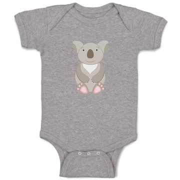 Baby Clothes Koala Sitting Funny Humor Baby Bodysuits Boy & Girl Cotton