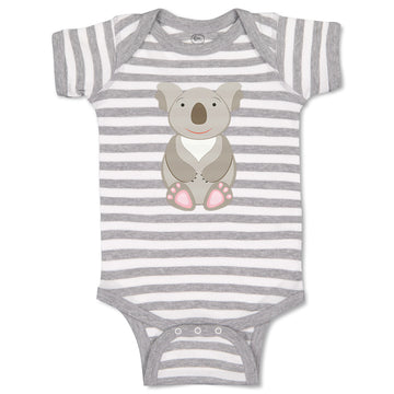 Baby Clothes Koala Sitting Funny Humor Baby Bodysuits Boy & Girl Cotton