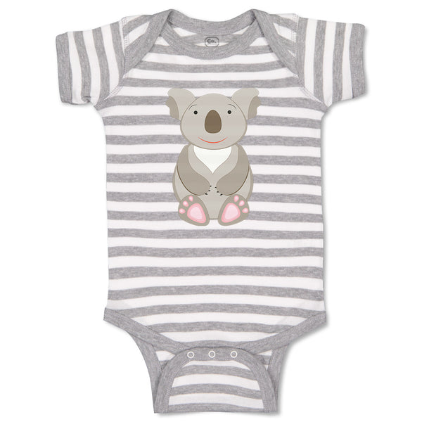 Baby Clothes Koala Sitting Funny Humor Baby Bodysuits Boy & Girl Cotton