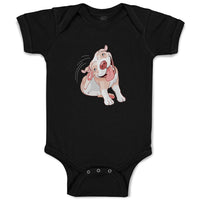 Baby Clothes Pitbull Itching Dog Lover Pet Baby Bodysuits Boy & Girl Cotton