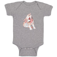 Baby Clothes Pitbull Itching Dog Lover Pet Baby Bodysuits Boy & Girl Cotton