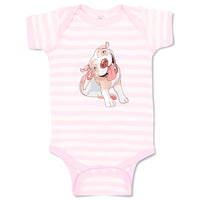 Baby Clothes Pitbull Itching Dog Lover Pet Baby Bodysuits Boy & Girl Cotton