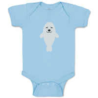 Baby Clothes Fur Seal White Ocean Sea Life Baby Bodysuits Boy & Girl Cotton