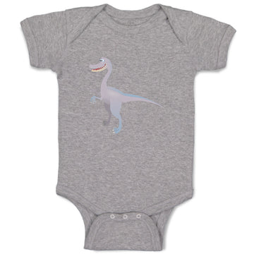 Baby Clothes Dinosaur Smiling Dinosaurs Dino Trex Baby Bodysuits Cotton