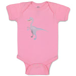 Baby Clothes Dinosaur Smiling Dinosaurs Dino Trex Baby Bodysuits Cotton