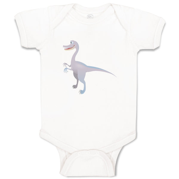 Baby Clothes Dinosaur Smiling Dinosaurs Dino Trex Baby Bodysuits Cotton