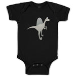Baby Clothes Dinosaur Grey Dinosaurs Dino Trex Baby Bodysuits Boy & Girl Cotton