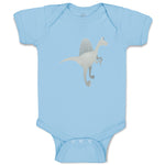 Baby Clothes Dinosaur Grey Dinosaurs Dino Trex Baby Bodysuits Boy & Girl Cotton