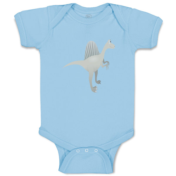 Baby Clothes Dinosaur Grey Dinosaurs Dino Trex Baby Bodysuits Boy & Girl Cotton