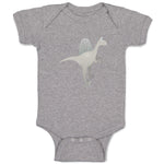 Baby Clothes Dinosaur Grey Dinosaurs Dino Trex Baby Bodysuits Boy & Girl Cotton
