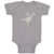 Baby Clothes Dinosaur Grey Dinosaurs Dino Trex Baby Bodysuits Boy & Girl Cotton