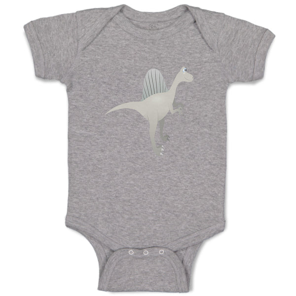 Baby Clothes Dinosaur Grey Dinosaurs Dino Trex Baby Bodysuits Boy & Girl Cotton
