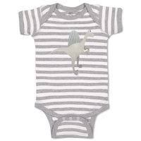 Baby Clothes Dinosaur Grey Dinosaurs Dino Trex Baby Bodysuits Boy & Girl Cotton