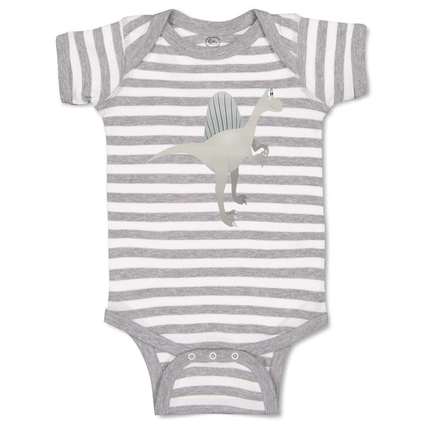 Baby Clothes Dinosaur Grey Dinosaurs Dino Trex Baby Bodysuits Boy & Girl Cotton