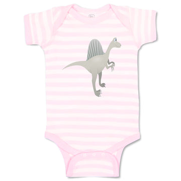 Baby Clothes Dinosaur Grey Dinosaurs Dino Trex Baby Bodysuits Boy & Girl Cotton