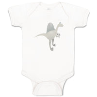 Baby Clothes Dinosaur Grey Dinosaurs Dino Trex Baby Bodysuits Boy & Girl Cotton
