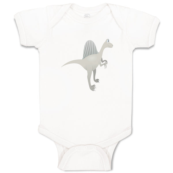 Baby Clothes Dinosaur Grey Dinosaurs Dino Trex Baby Bodysuits Boy & Girl Cotton