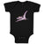 Baby Clothes Dinosaur Pink Flying Dinosaurs Dino Trex Baby Bodysuits Cotton