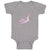 Baby Clothes Dinosaur Pink Flying Dinosaurs Dino Trex Baby Bodysuits Cotton