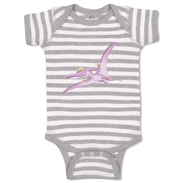 Baby Clothes Dinosaur Pink Flying Dinosaurs Dino Trex Baby Bodysuits Cotton