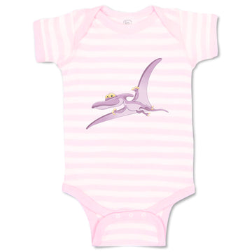 Baby Clothes Dinosaur Pink Flying Dinosaurs Dino Trex Baby Bodysuits Cotton
