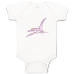 Baby Clothes Dinosaur Pink Flying Dinosaurs Dino Trex Baby Bodysuits Cotton