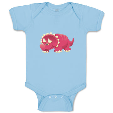 Baby Clothes Dinosaur Fat with Horns Dinosaurs Dino Trex Baby Bodysuits Cotton