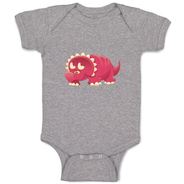 Baby Clothes Dinosaur Fat with Horns Dinosaurs Dino Trex Baby Bodysuits Cotton
