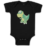 Baby Clothes Baby Dinosaur Green Dinosaurs Dino Trex Baby Bodysuits Cotton