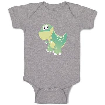 Baby Clothes Baby Dinosaur Green Dinosaurs Dino Trex Baby Bodysuits Cotton