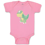 Baby Clothes Baby Dinosaur Green Dinosaurs Dino Trex Baby Bodysuits Cotton