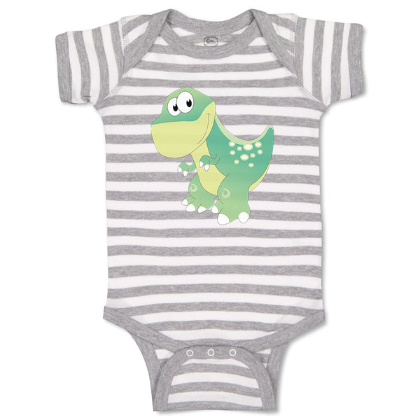 Baby Clothes Baby Dinosaur Green Dinosaurs Dino Trex Baby Bodysuits Cotton